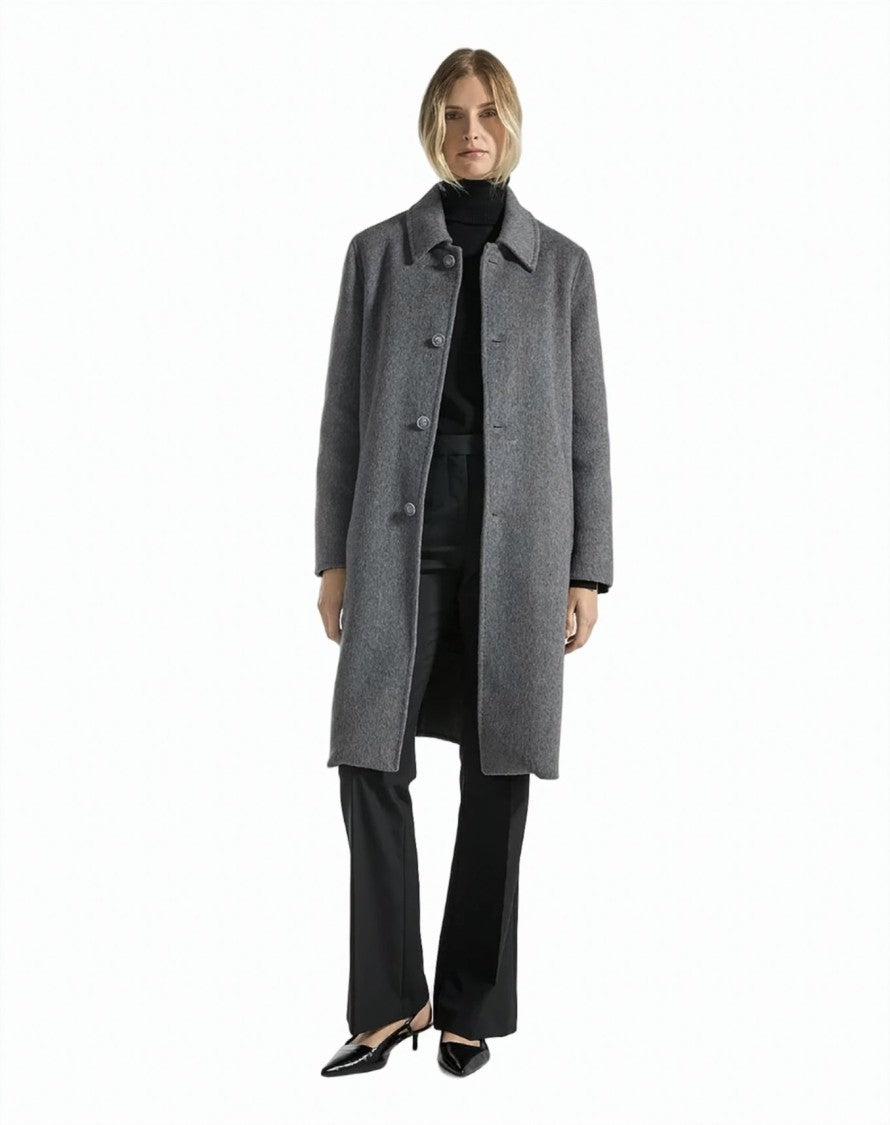 Seventy Wool Blend Down-Padded Long Coat
