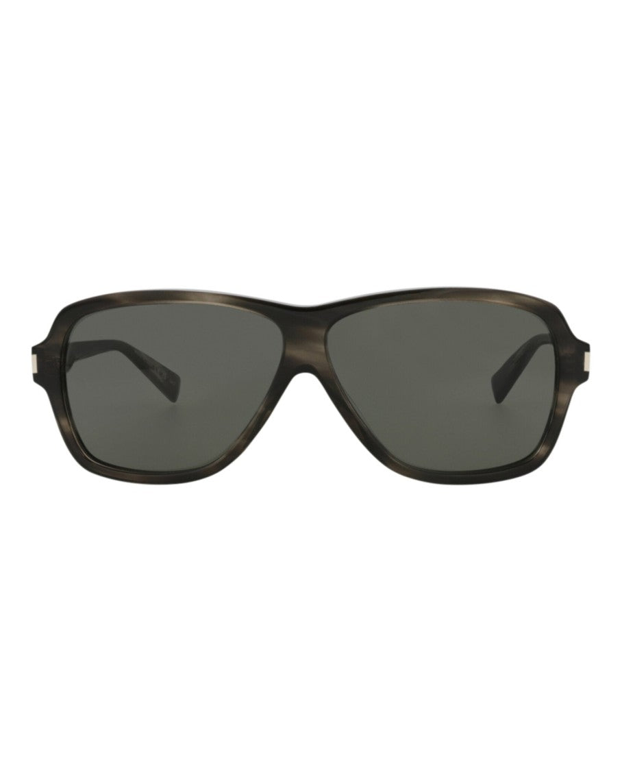 Saint Laurent Aviator-Frame Recycled Acetate Sunglasses
