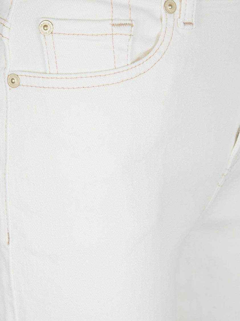 7 For All Mankind High-Waisted Wide Leg Jeans