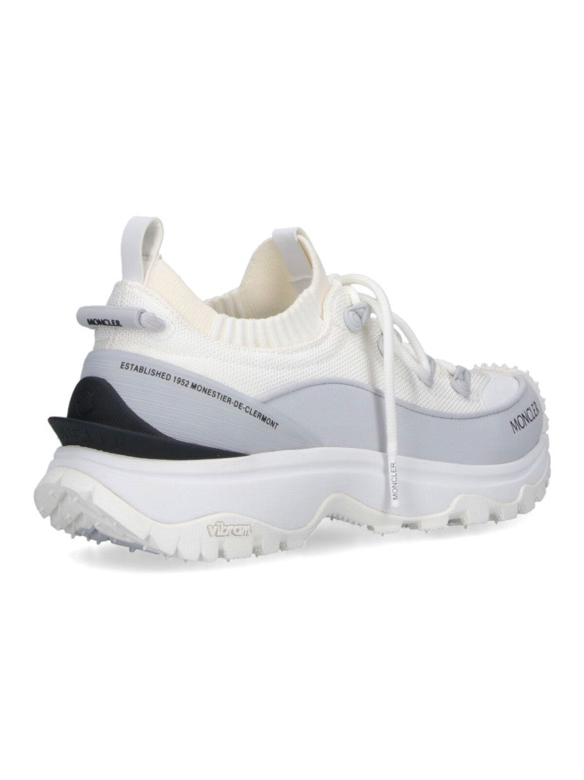 Moncler White Trailgrip Lite3 Mesh Sneakers