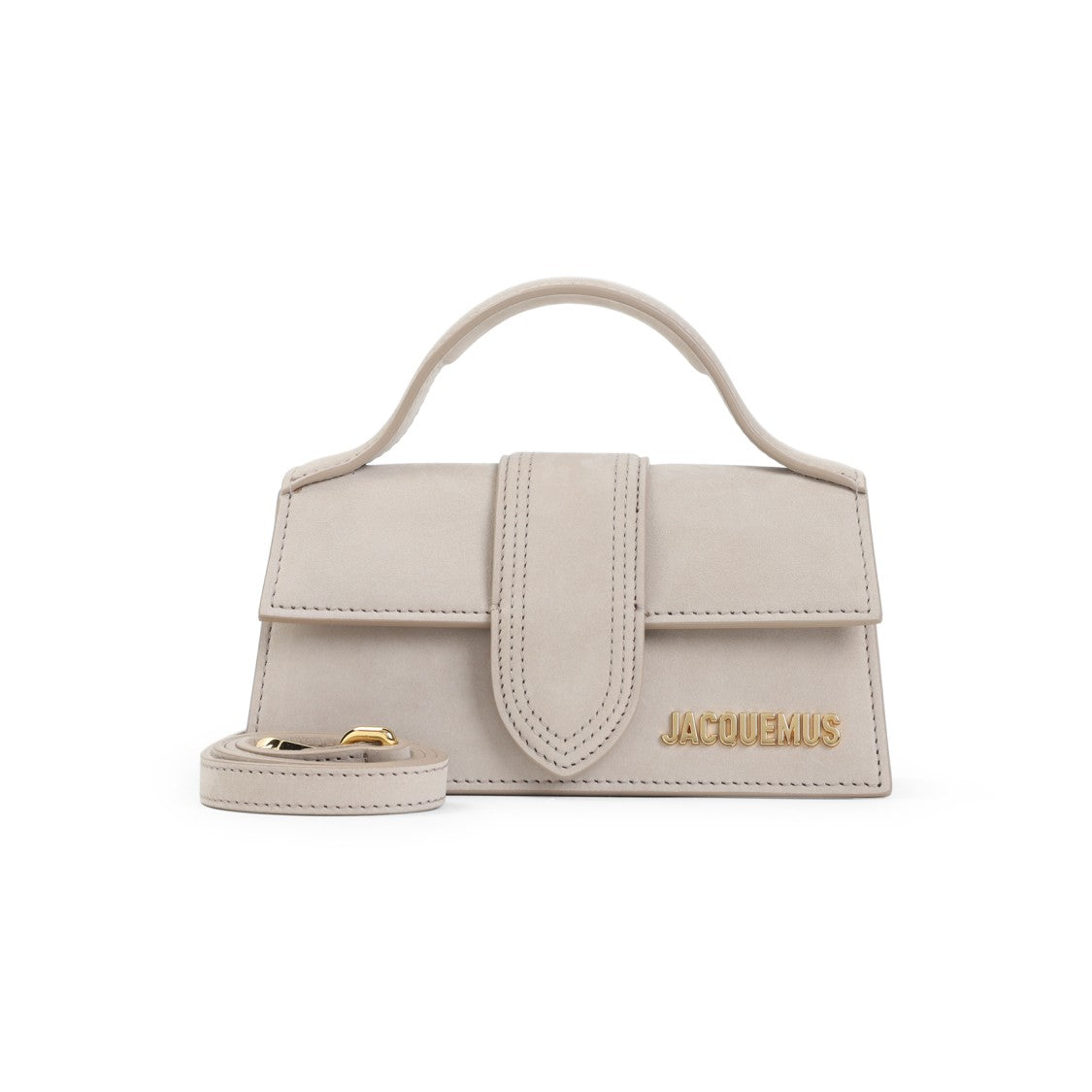 Jacquemus Structured Suede Leather Handbag