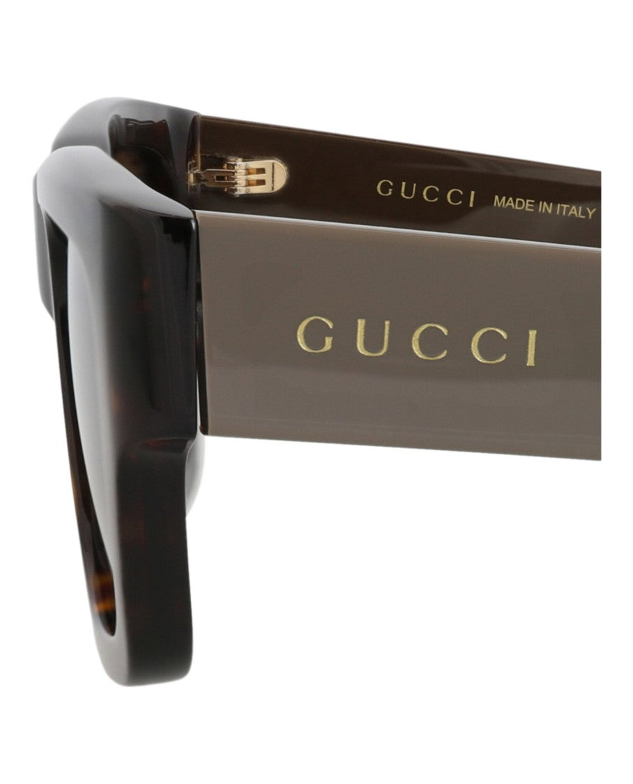 Gucci Square-Frame Recycled Acetate Sunglasses