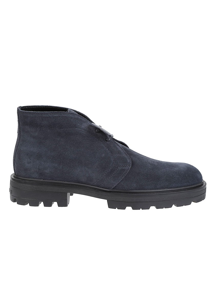 Hogan H673 Calf Leather Ankle Boots