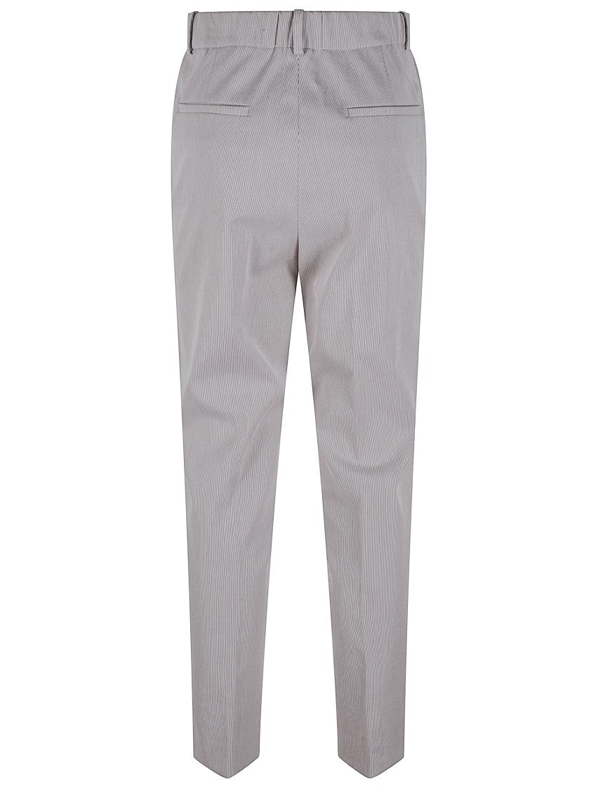 Incotex Straight-Leg Tailored Pants With Mid-Rise Waist