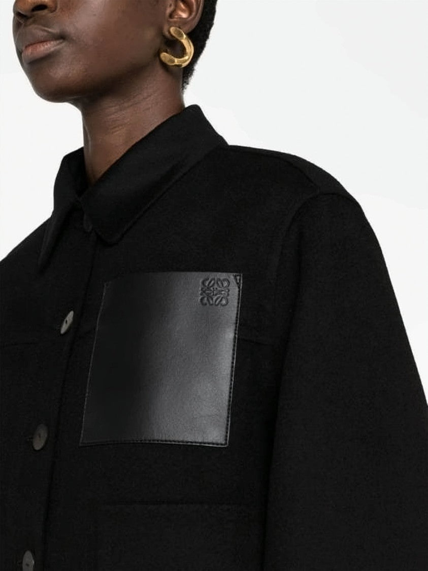 Loewe Cropped Boxy Lambskin Jacket