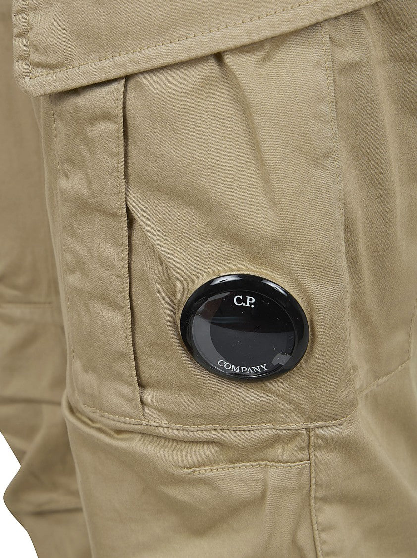 C.P. Company Ergonomic Fit Cargo Pants In Stretch Cotton Sateen