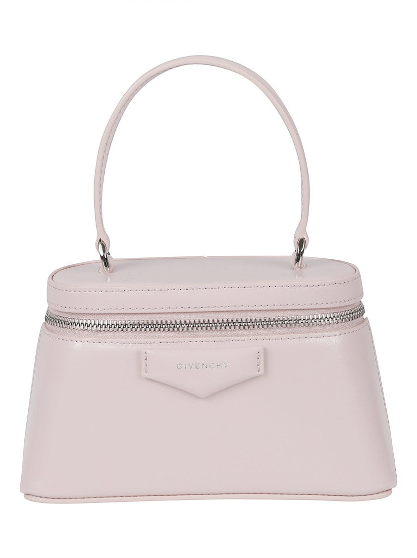 Givenchy Structured Handbag In Soft Pale Pink Calf Leather