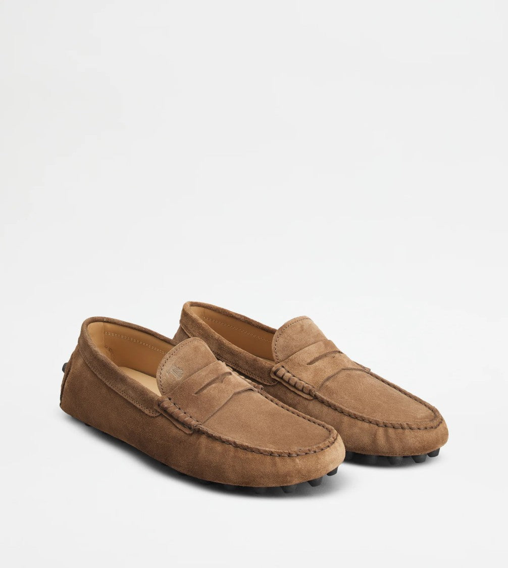 Tod's Brown Mocassino Gommino Macro 52K Shoes