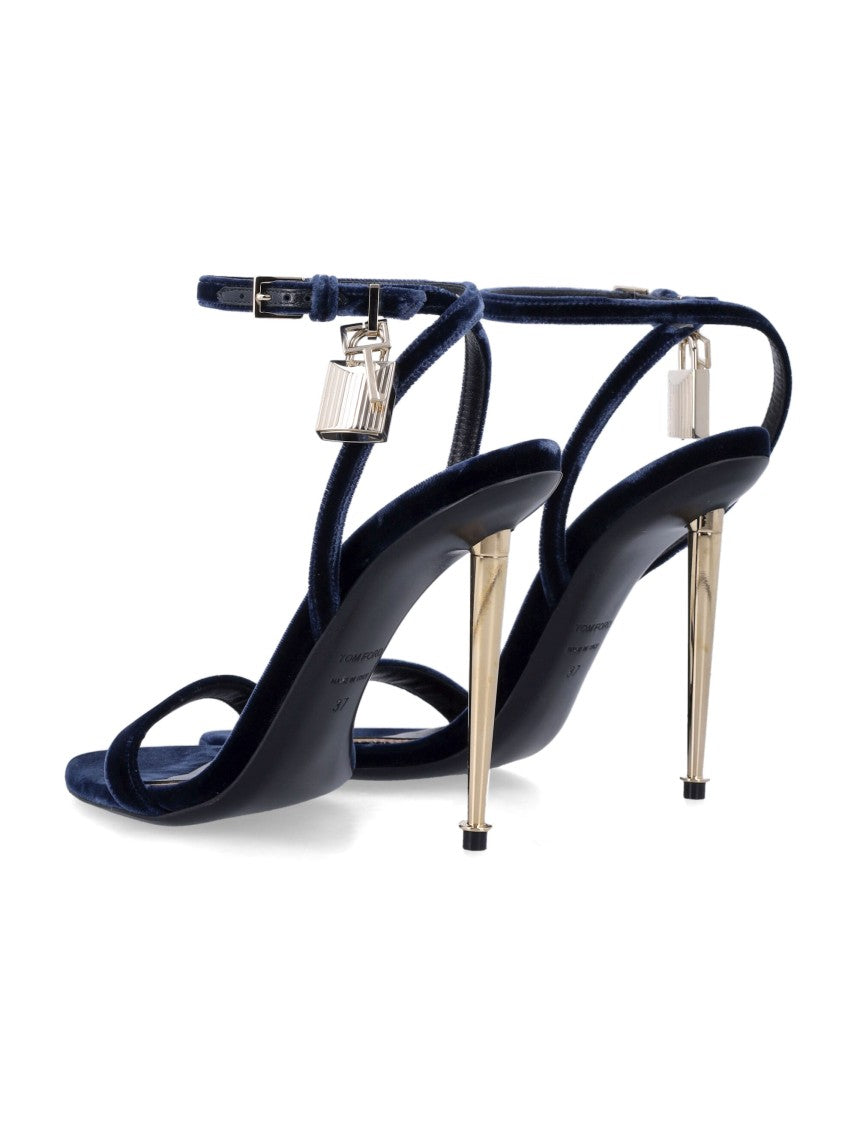 Tom Ford Padlock Leather Sandals