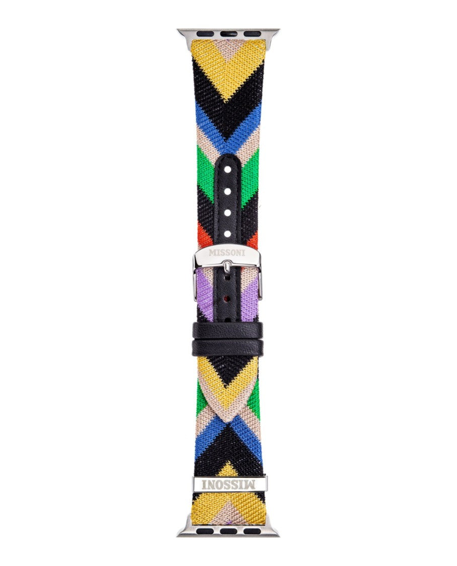 Missoni Zigzag Leather Apple Watch Strap