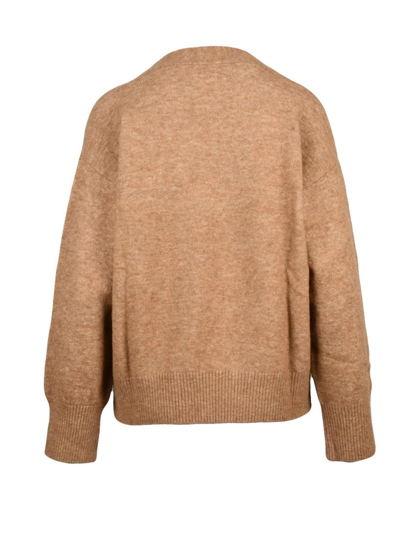 Ballantyne Alpaca-Wool Blend V-Neck Sweater With Relaxed Fit
