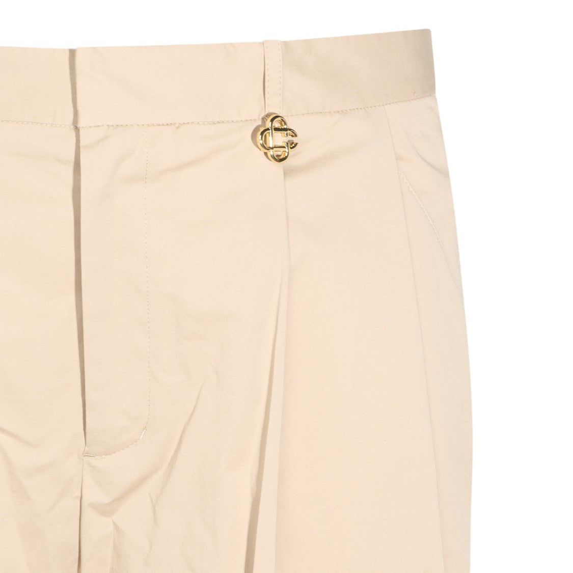 Casablanca High-Waisted Tailored Trousers With Front Pleats
