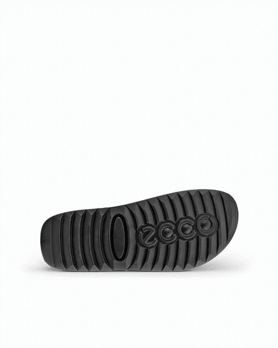 Ecco Minimalist Black Sandals With Adjustable Straps