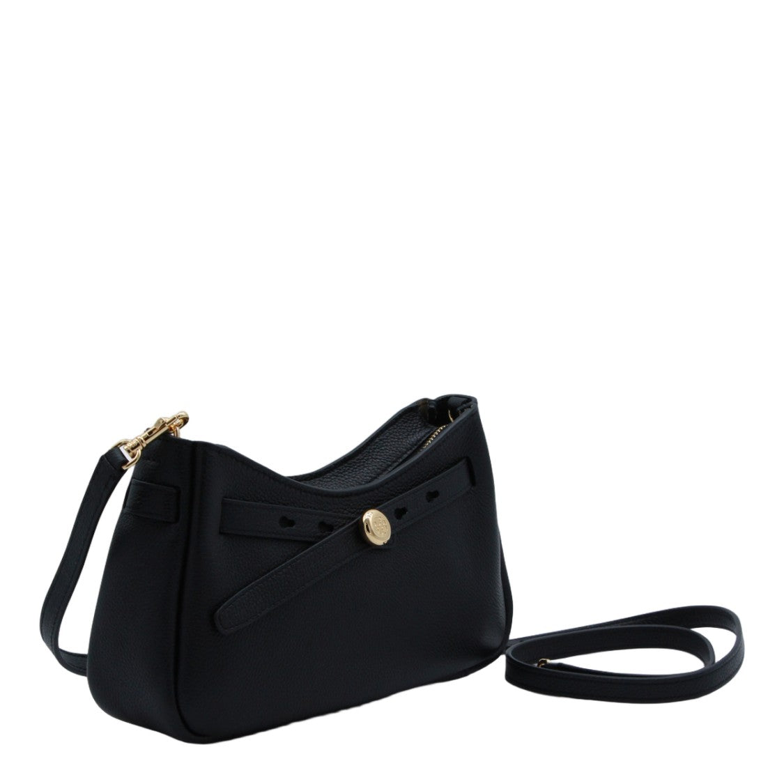 Tory Burch Sculpted Black Handbag With Textured Surface