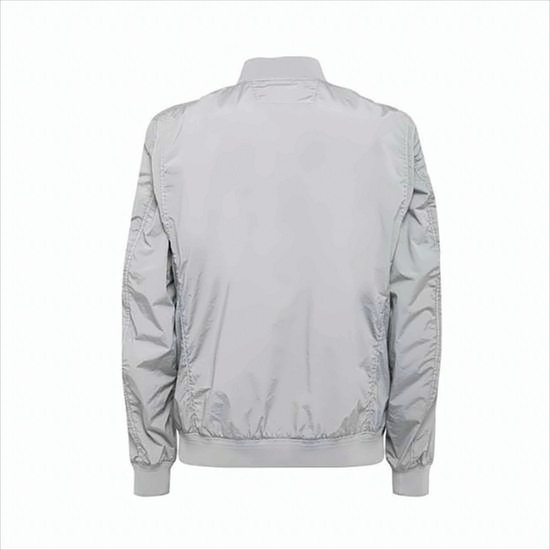C.P. Company Lightweight Silver Bomber Jacket With Modern Design