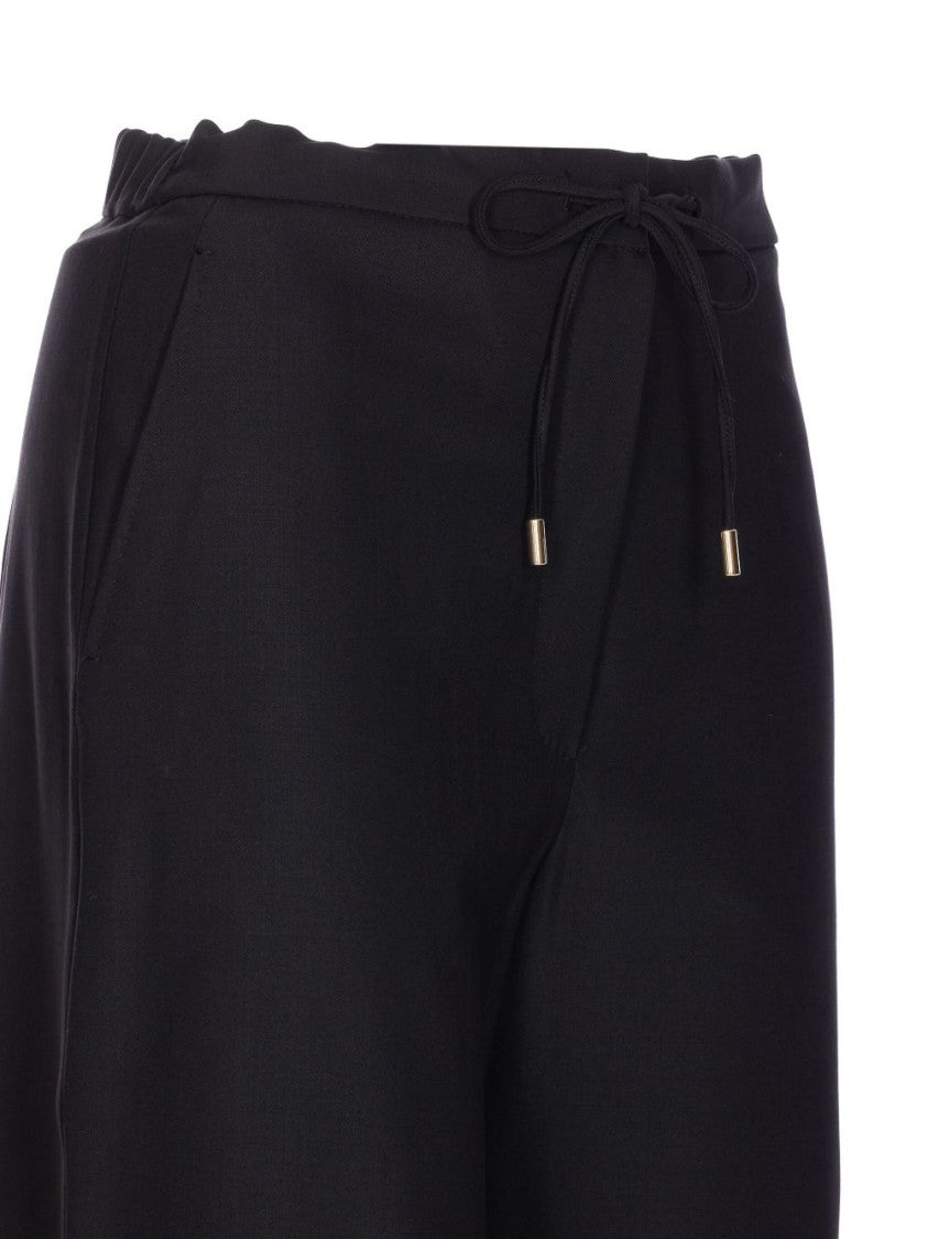 Max Mara Straight-Leg Trousers With Adjustable Drawstring