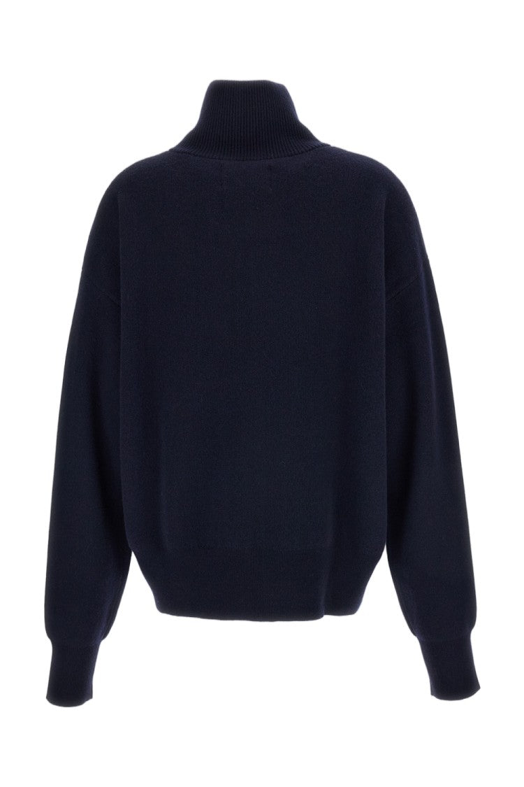 Extreme Cashmere Black Cashmere N.319 Zip Cardigan