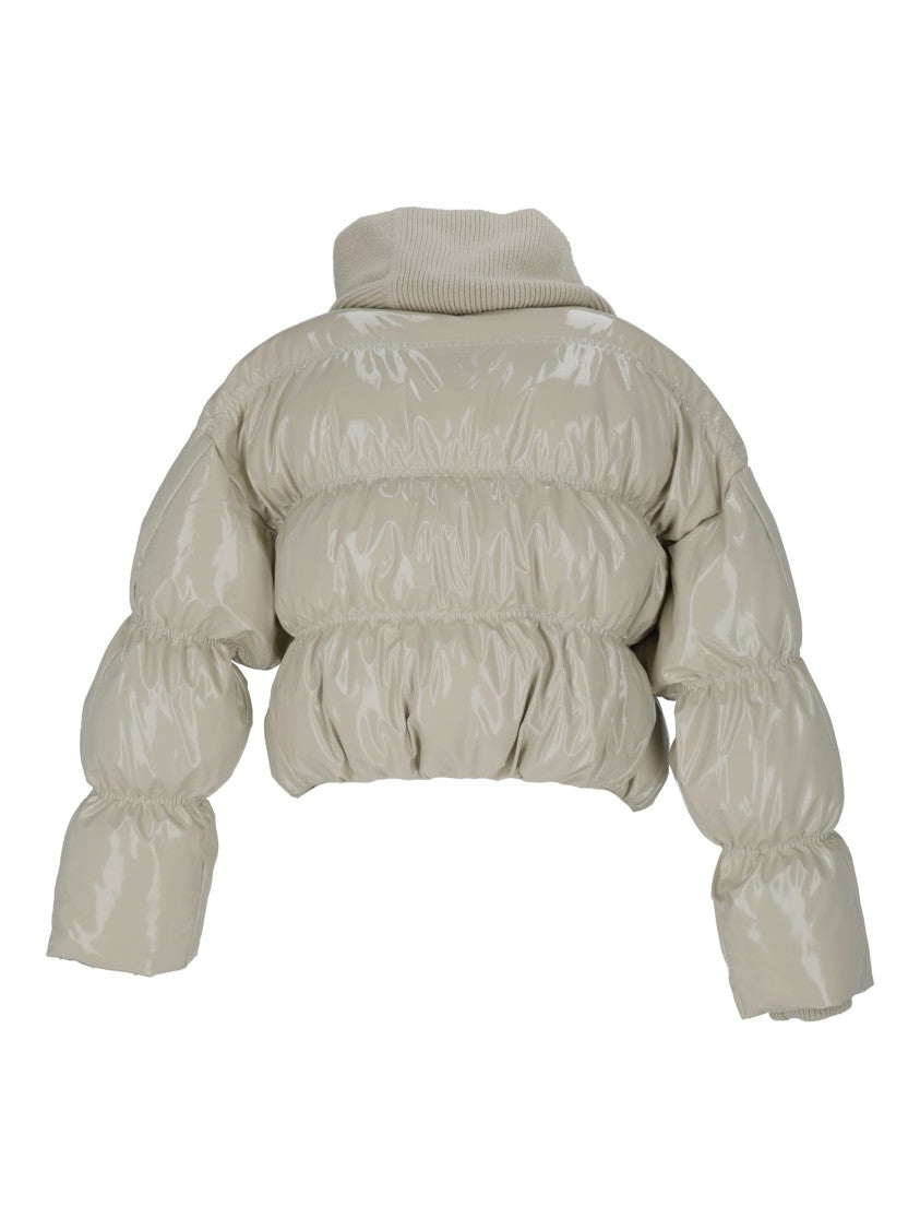 Diesel Glossy Padded W-Idney Cropped Down Jacket