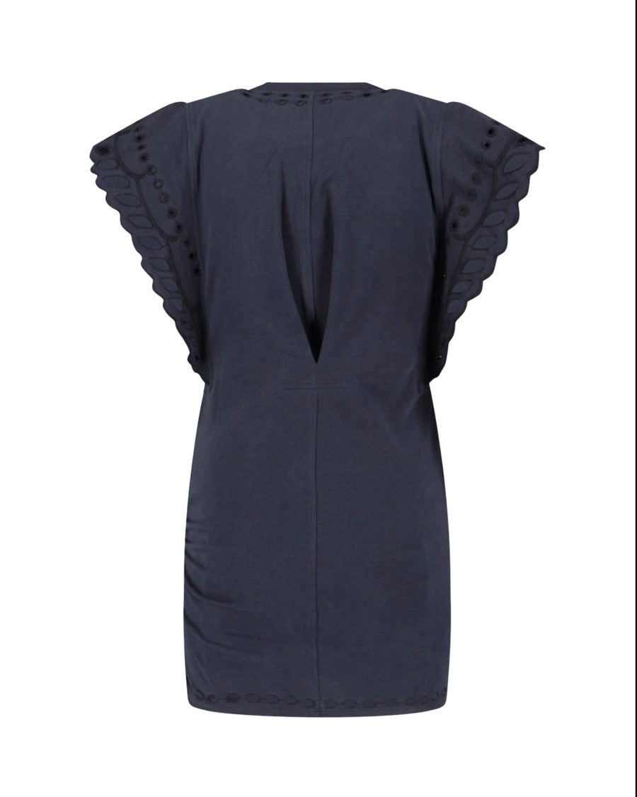 Isabel Marant Étoile Faded Black Mini Orlane Dress