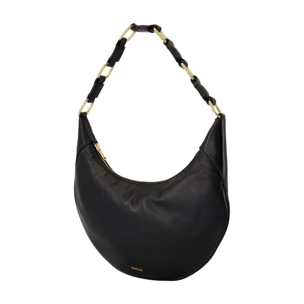 Anine Bing Kate Hobo Bag - Leather - Black