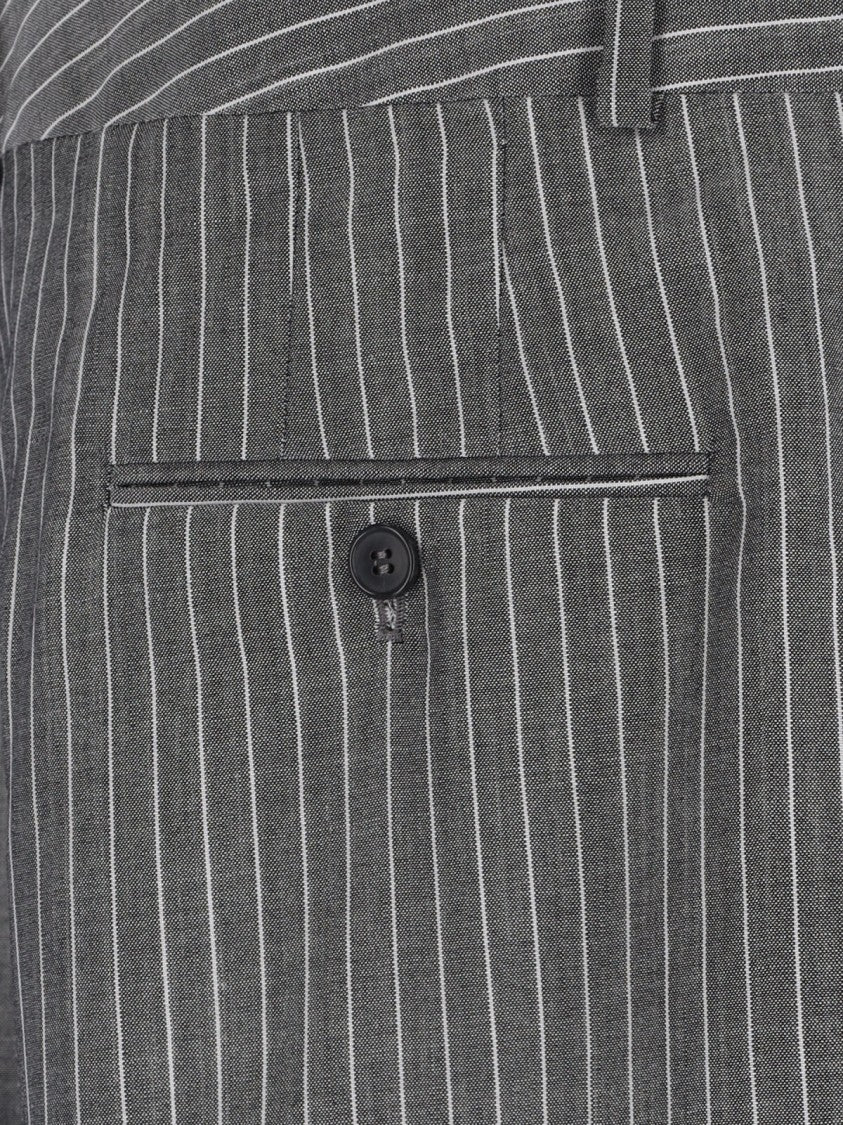 Hed Mayner Wide-Leg Trousers In Virgin Wool And Mohair Blend