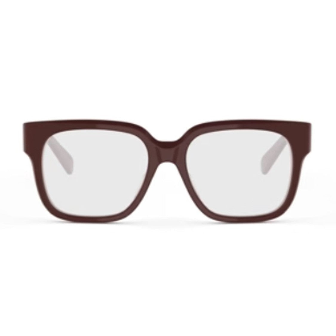 Celine Brown Triomphe Acetate Softly Squared Sunglasses