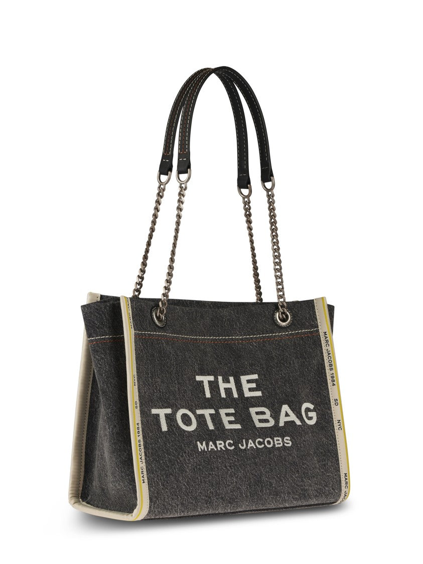 Marc Jacobs Medium Grey Tote With Structured Silhouette