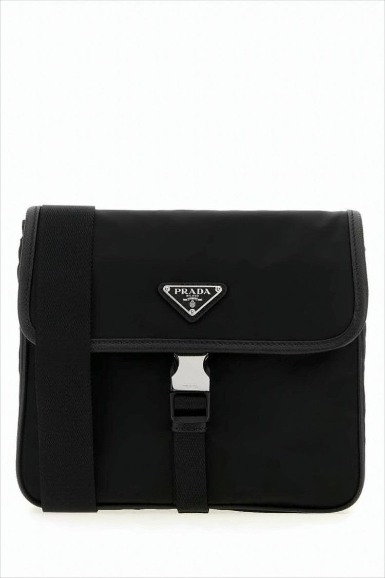 Prada Rectangular Recycled Nylon Crossbody Bag