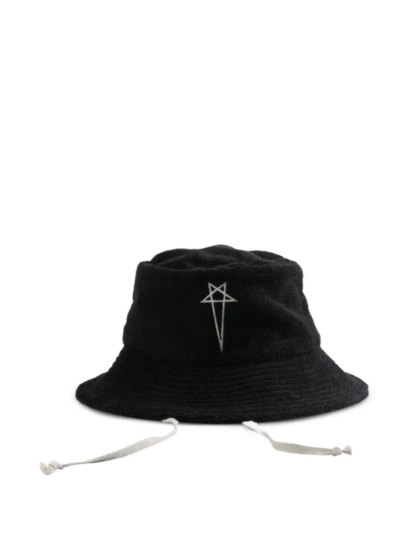 Rick Owens Wide-Brimmed Beach Hat With Subtle Logo Detail