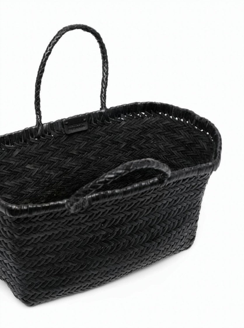 Dragon Diffusion Woven Calf Leather Tote Bag