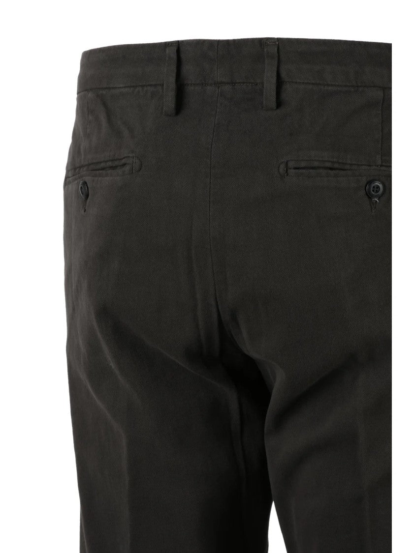 Dondup Brown Ral Slim-Fit Stretch Cotton Trousers
