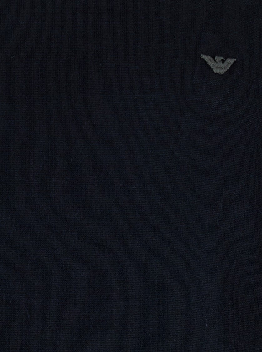 Emporio Armani Blue Crewneck Sweater