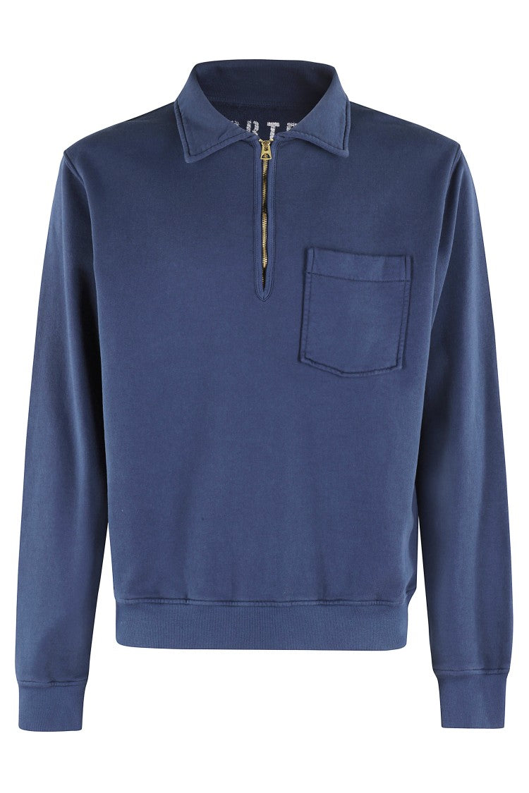 Fortela Half-Zip Sweatshirt With Pointed Collar