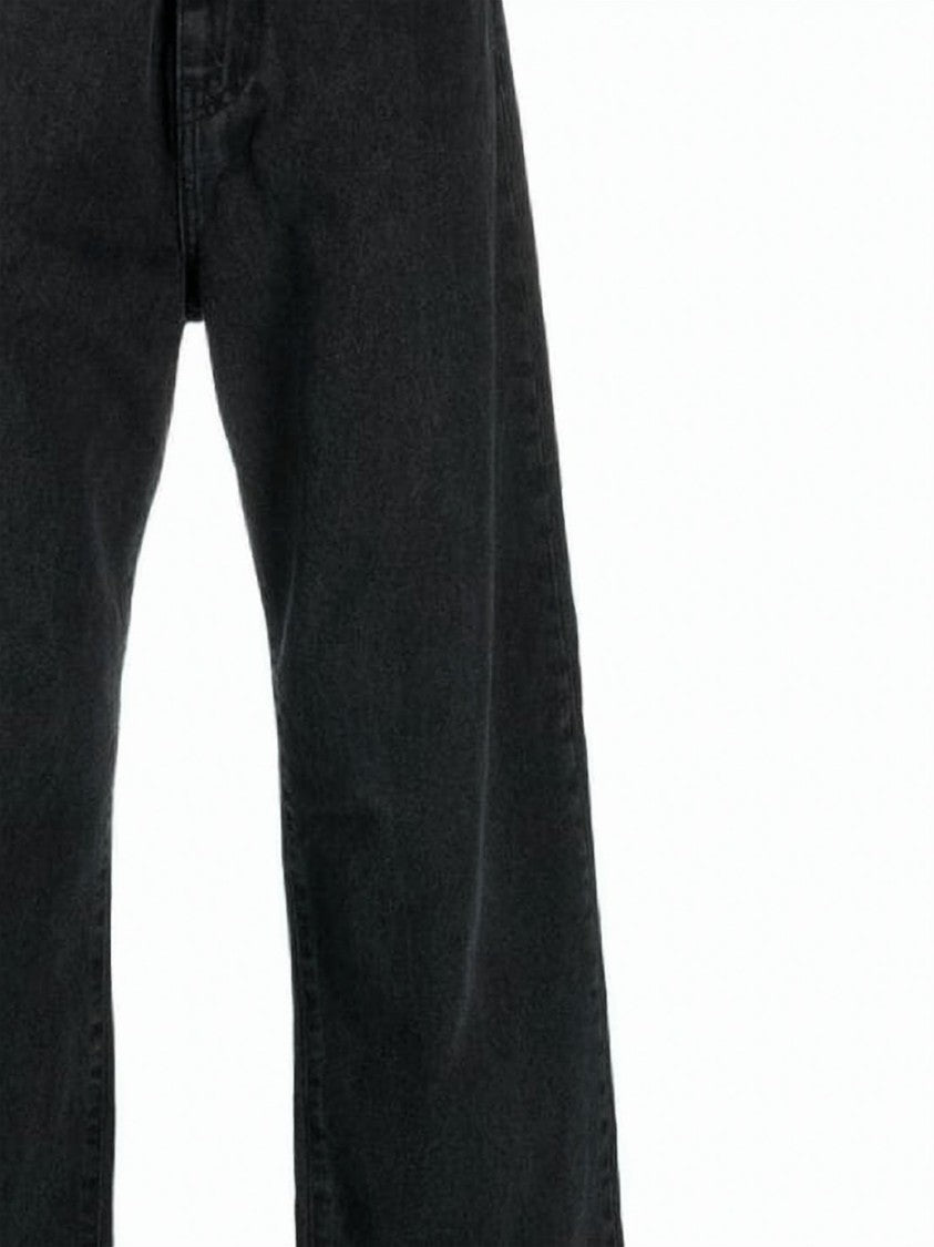 Carhartt Wip Wide-Leg Denim Pants With Classic Five-Pocket Design