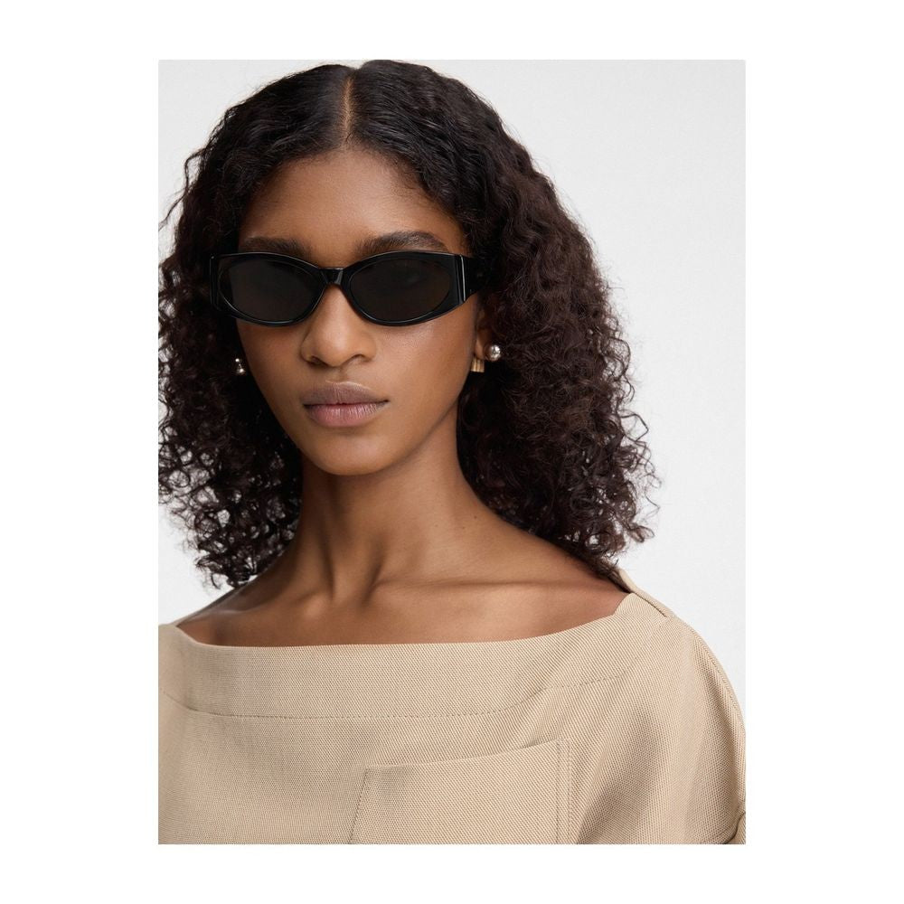 Jacquemus Les Lunettes Jac4 Ovalo Linea "Les Sculptures" Oval Orange Acetate Sunglasses