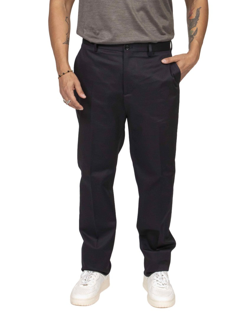 Etro Roma Classic Waistband Straight-Leg Pants