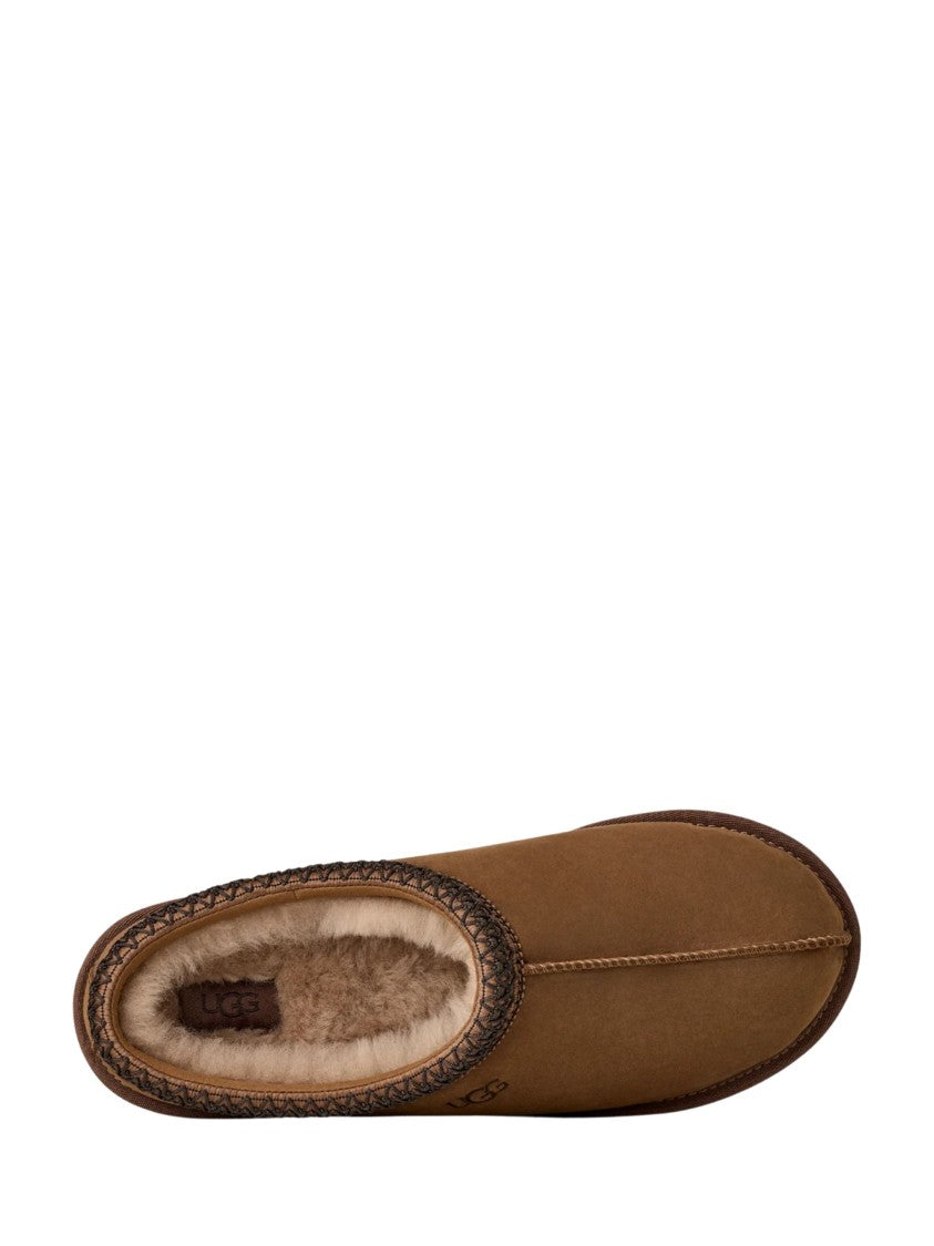 Ugg Dark Brown Nubuck Slip-On Ugg Tasman Ii Slipper