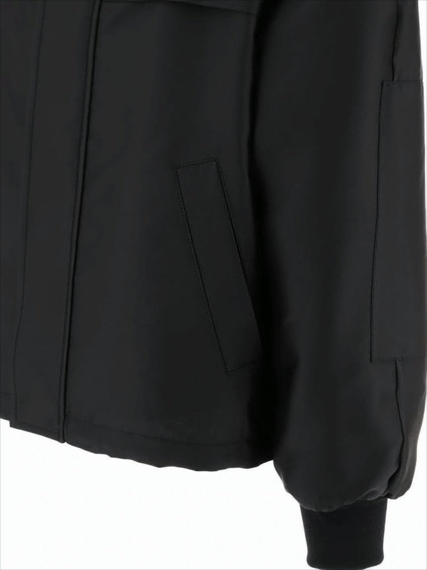 Alexander Mcqueen Padded Jacket With High Collar And Adjustable Hood