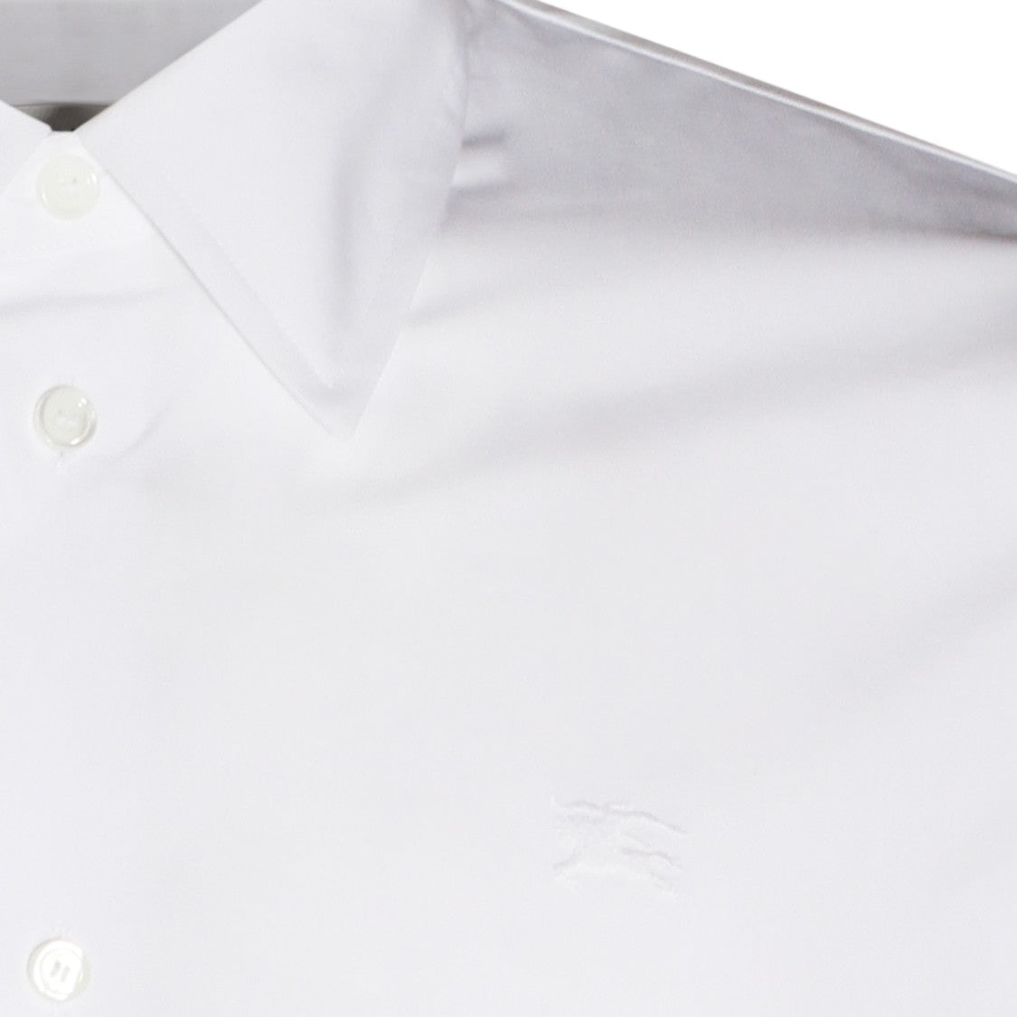 Burberry Crisp White Long-Sleeve Cotton Shirt