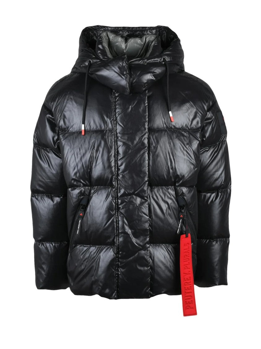 Peuterey Black Polyamide Kasha Down Jacket