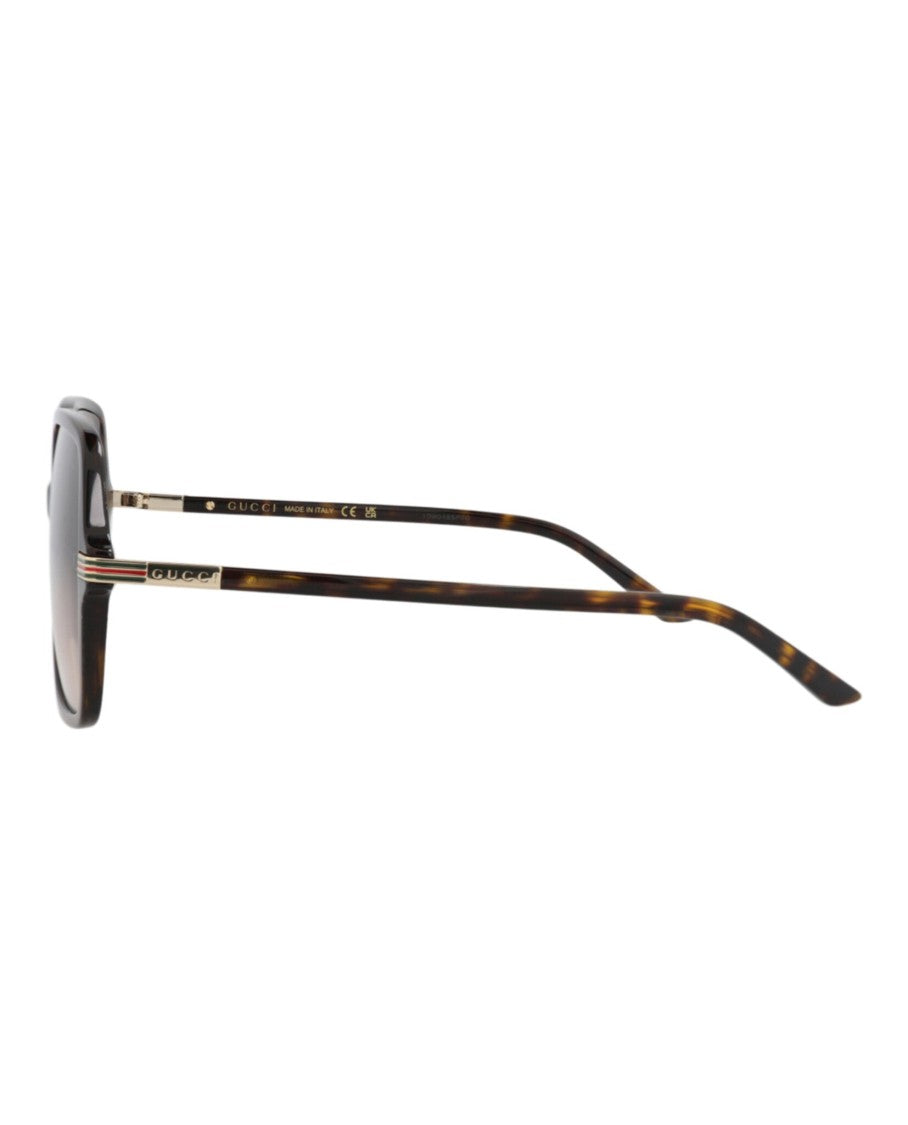 Gucci Square-Frame Recycled Acetate Sunglasses