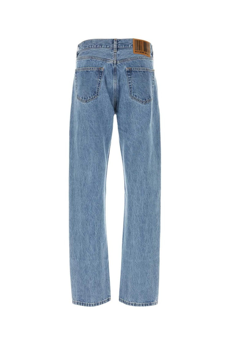 Vtmnts Straight-Leg Denim Jeans With Classic Five-Pocket Styling