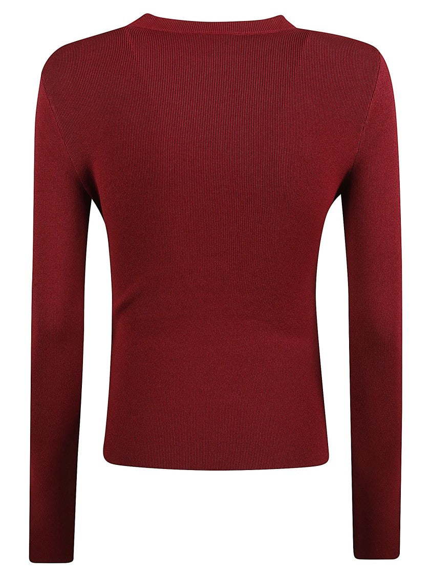 Balenciaga Cropped Wool Knit Sweater With Jacquard Artwork