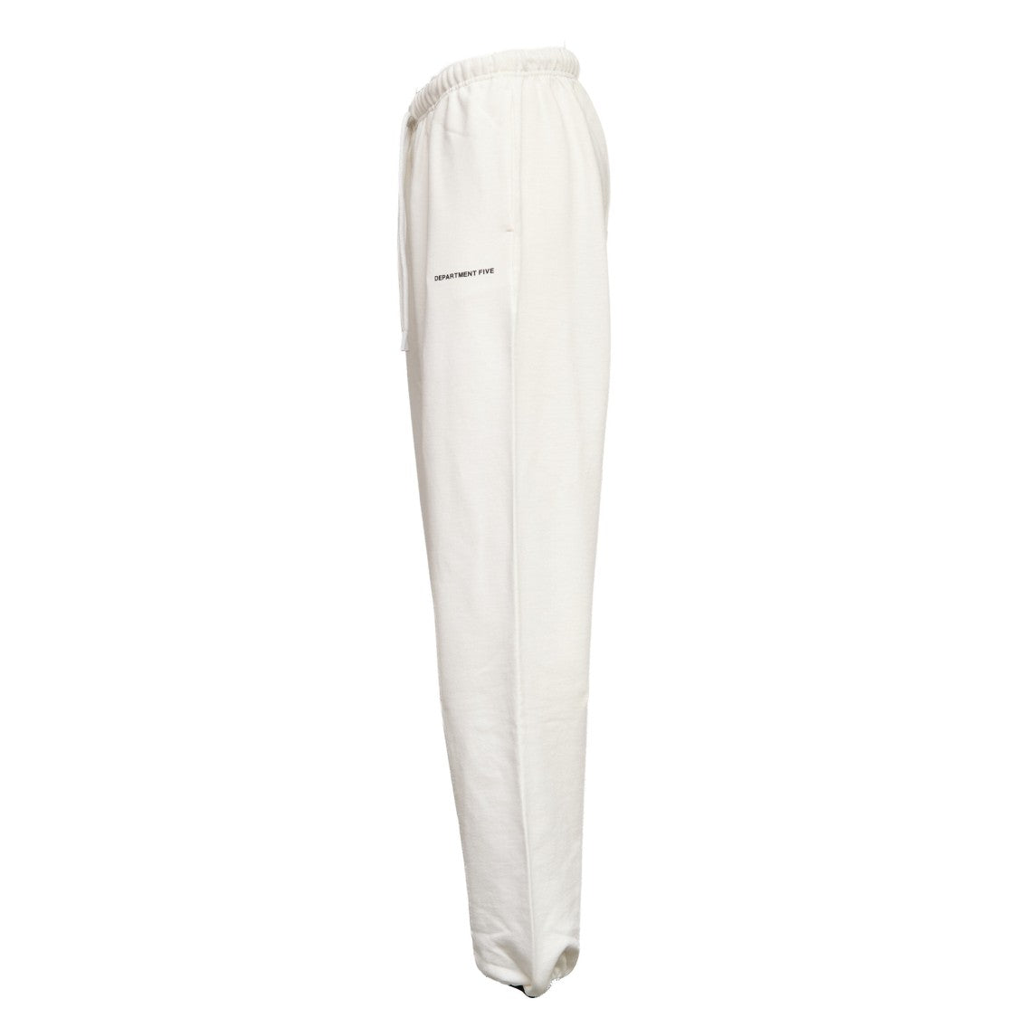 Department 5 Casual White Track Pants Drawstring Waist