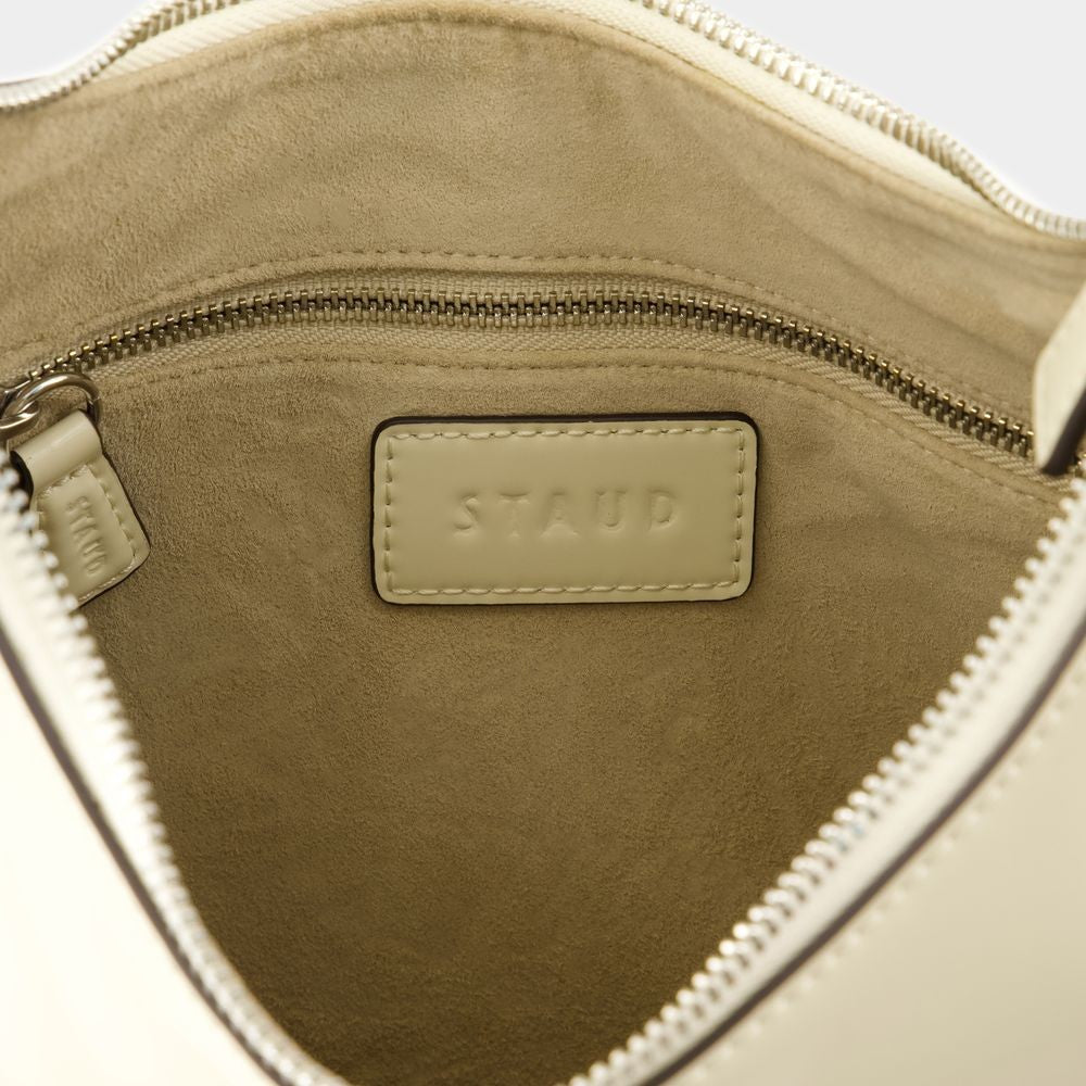 Staud Alec Shoulder Bag - Leather - Beige