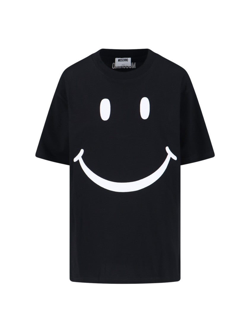 Moschino “Smiley” T-Shirt – Black