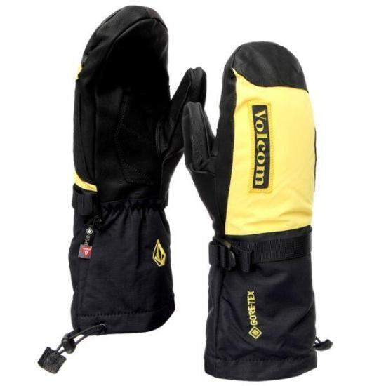 Volcom Mitten Design Gloves With Adjustable Straps And Branding Details