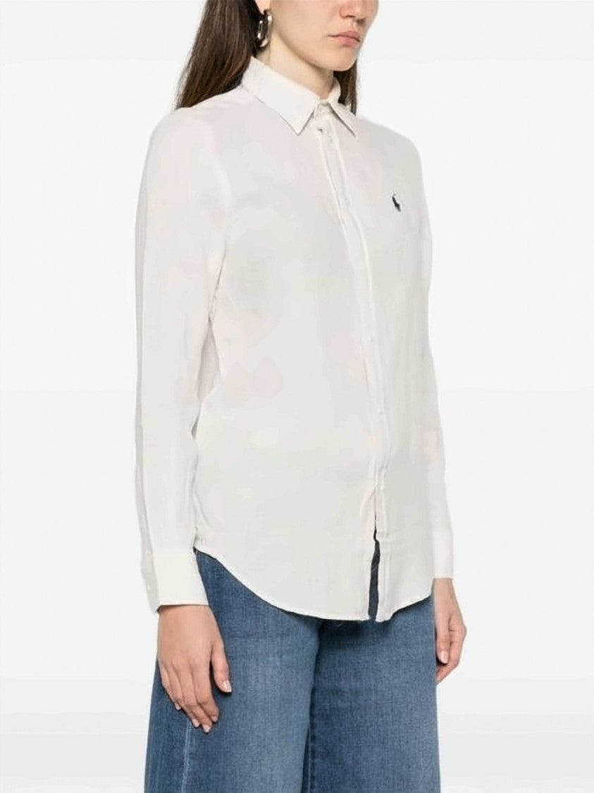 Polo Ralph Lauren Lightweight Linen Long-Sleeve Button-Up Shirt