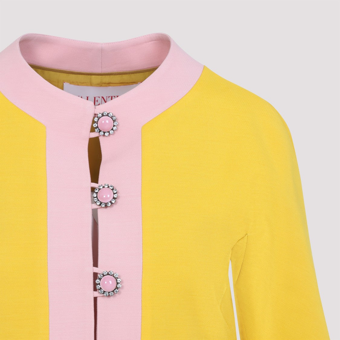 Valentino Bright Narciso Yellow Virgin Wool Jacket