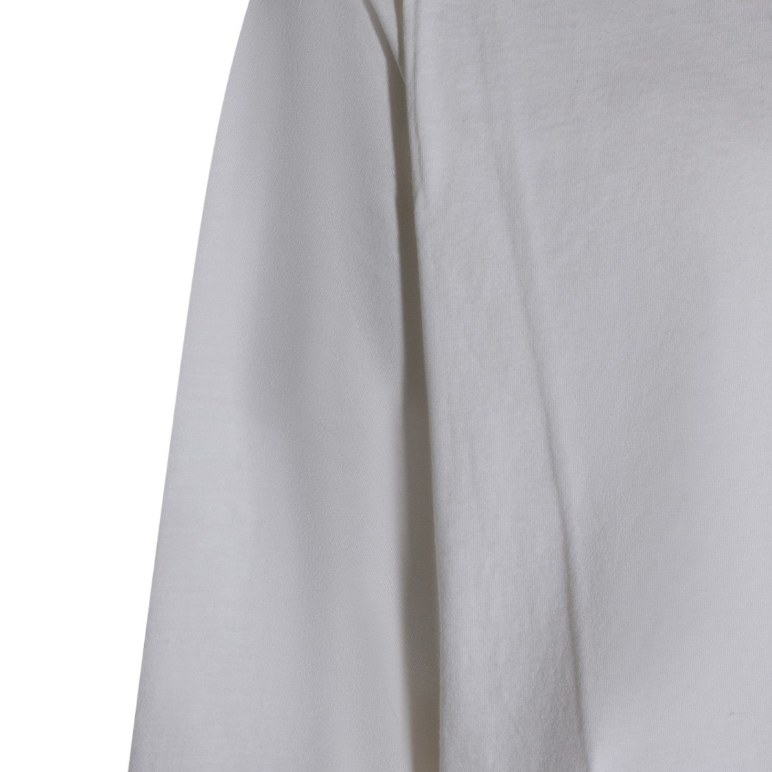 Rick Owens Oversized White T-Shirt With Seamless Design